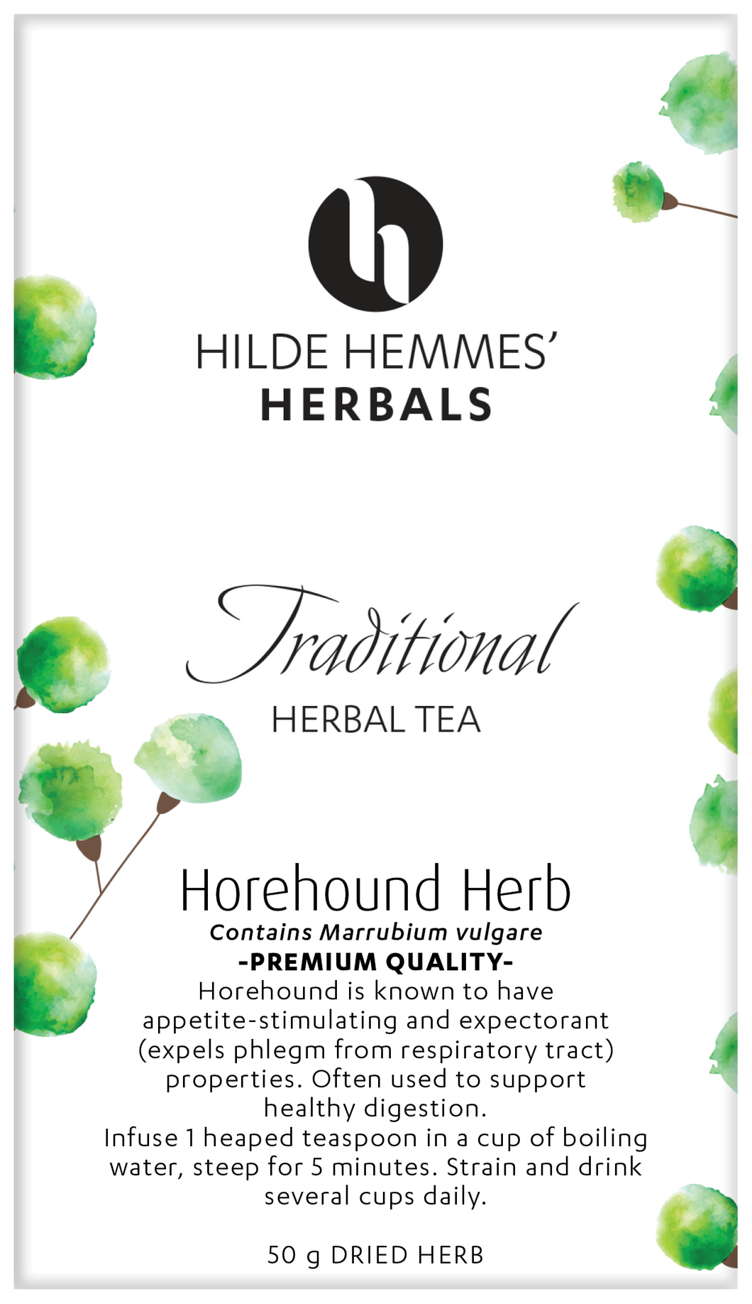 Hilde Hemmes Horehound Herb 50g