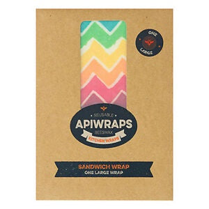 Apiwraps Reusable Beeswax Kitchen Wrap Sandwich Wrap x 1
