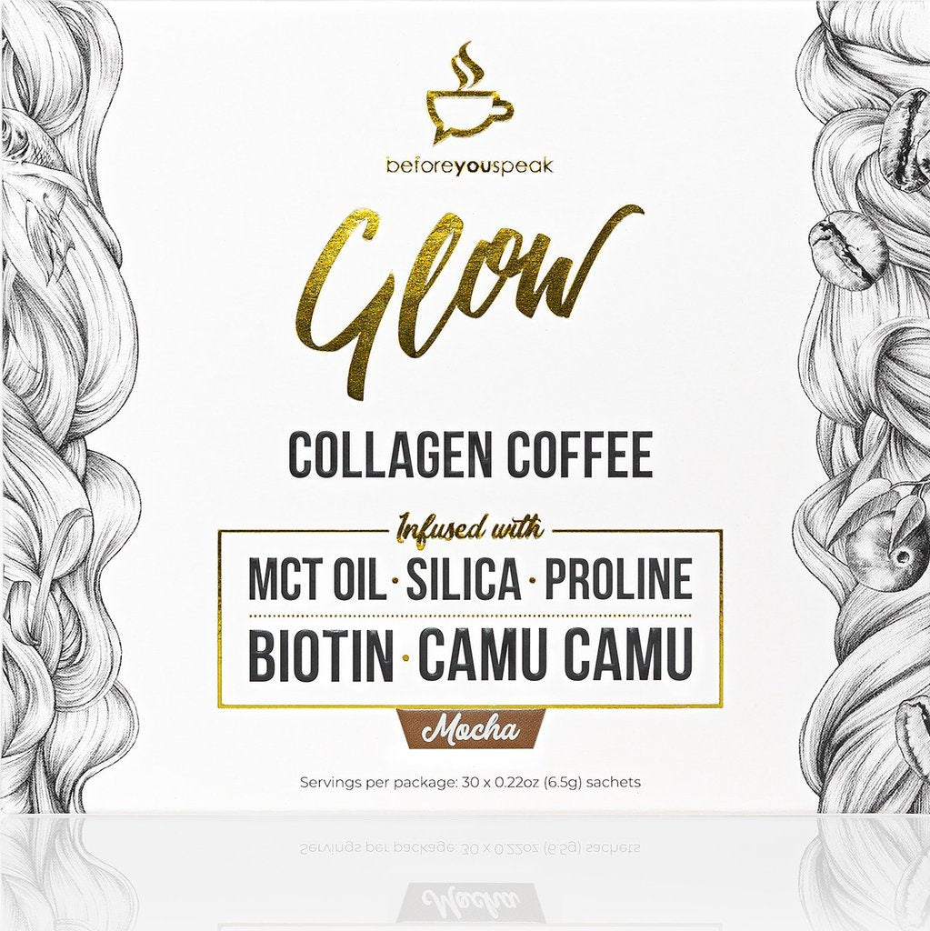 Before You Speak Glow Collagen Coffee Mocha x 30 serves