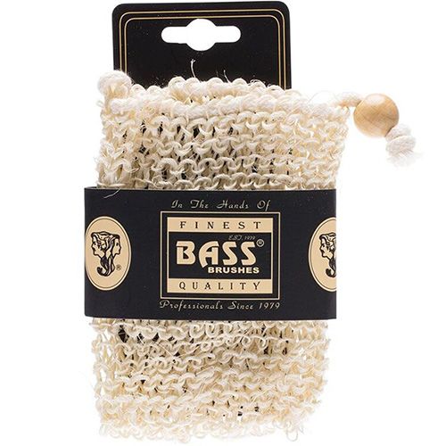 Bass Body Care Sisal Soap Holder Pouch With Draw String Firm