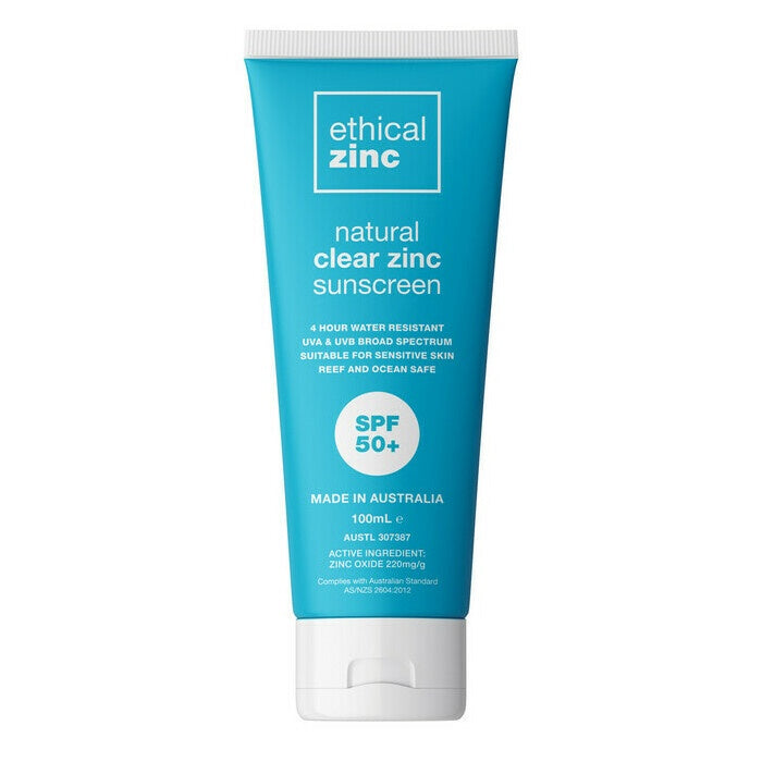 Ethical Zinc Natural Clear Sunscreen 100ml