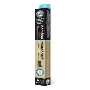 Fuss Free Naturals Bamboo Toothbrush Activated Charcoal