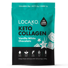 Load image into Gallery viewer, Locako Keto Collagen Vanilla White Chocolate 440g
